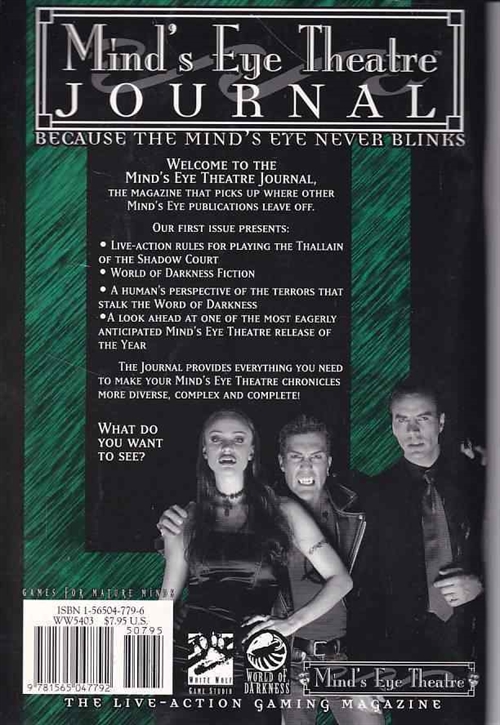 World of Darkness - Minds Eye Theatre Journal -  Issue 3 (Grade B) (Genbrug)